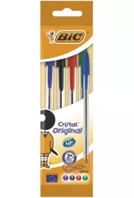 Bic D�ugopis Cristal Original Pouch 4 szt.