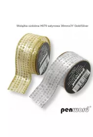 Penword Wst��ka satynowa z drutem 38mm, 12 x 274cm