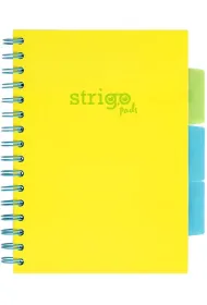 Strigo Ko�ozeszyt Pads A5 Neon ��ty linia 100 kartek