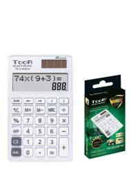 Toor Kalkulator dwuliniowy 10 pozycji TR-310DB-W
