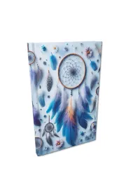 EV-Corp Notes A5 Soft Touch �apacze Blue kratka