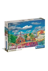 Puzzle 1000 el. Park Guell, Barcelona Clementoni