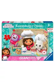 Puzzle dla dzieci 24 Koci Domek Gabi 1 Giant Ravensburger