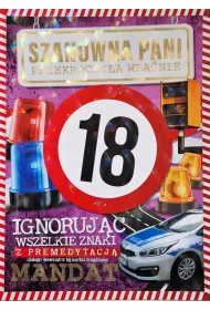 Yeku Karnet Premium Mandat 18 urodziny damskie (24x33cm)