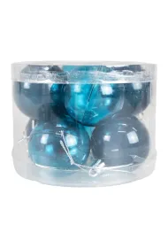 Arpex Bombki transparentne niebieskie 8 szt.