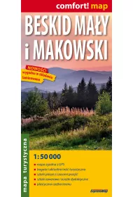 Beskid Ma�y i Makowski laminowana mapa turystyczna 1:50 000