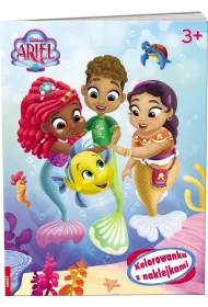 Disney. Ariel. Kolorowanka z naklejkami