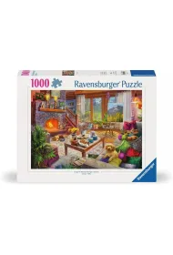 Puzzle 1000 el. Przytulny pok�j Ravensburger