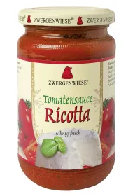 Zwergenwiese Sos pomidorowy z ricott� bezglutenowy 350 g Bio