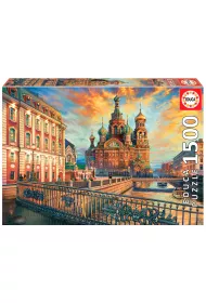 Puzzle 1500 el. Sankt Petersburg, Rosja Educa