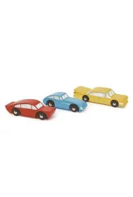 Samochody Retro drewniane 3 szt Tender Leaf Toys