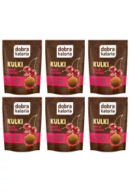Dobra Kaloria Kulki mocy kakao i winia zgrzewka 6 x 58 g