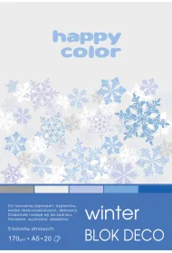 Happy Color Blok A5 Deco Winter 170 g 20 kartek