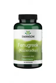 Swanson Fenugreek (Kozieradka) 610 mg - suplement diety 90 kaps.