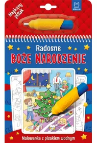 Radosne Bo�e Narodzenie. Malowanka z pisakiem wodnym
