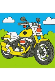 Ideyka Malowanie po numerach - Motocykl Kids 25x25cm