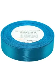 Brewis Wst��ka satynowa turkusowa 25mm x 32m