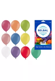 Aliga Balony r�nokolorowe pastelowe 100 szt.
