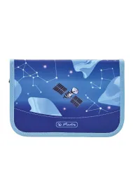 Herlitz Pi�rnik rozk�adany 2 klapki z wyposa�eniem Cosmic Explorer