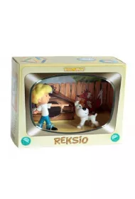 Zestaw figurek: Ch�opiec i Reksio (ma�y)