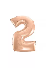 Godan Balon foliowy B&C "Cyfra 2" r�owo-z�ota HS-C45RZ2 92cm