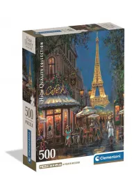 Puzzle 500 Night At The Eiffel Cafe Clementoni