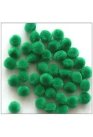 Bluma Creative Pompony dekoracyjne 10 mm zielone 1510-26 72 szt.