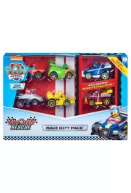 Psi Patrol Mighty Pups zestaw 8 pojazd�w wy�cigowych Spin Master