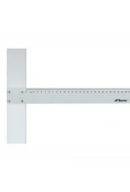 Leniar Linijka aluminiowa z ogranicznikiem 50 cm