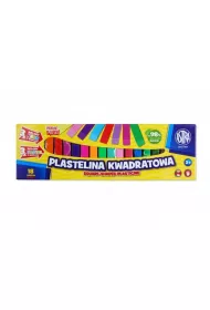 Astra Plastelina kwadratowa 18 kolor�w