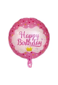 GoParty Balon foliowy Happy Birthday r�owy