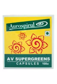 Aurospirul Av Supergreens Suplement diety 100 kaps.