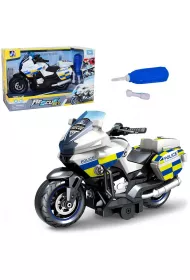 Motocykl policyjny rozkrcany na baterie Trifox
