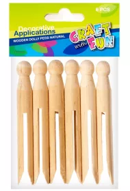 Craft with Fun Ko�ki dekoracyjne drewniane 384118