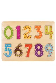 Puzzle Uk�adanka drewno - cyfry Daffi