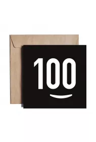 Pieskot Karnet kwadratowy 100% Birthday KZ14