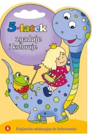 5-latek zgaduje i koloruje