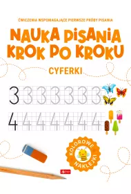 Cyferki. Nauka pisania krok po kroku