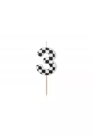 PartyDeco �wieczka urodzinowa 3 5.5cm