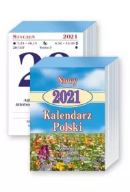 Kalendarz Nowy Polski 2021 Zdzierak