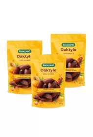 Bakalland Daktyle suszone cae owoce Zestaw 3 x 100 g
