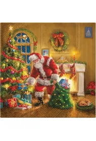 Paw Serwetka BN Lunch Decor Santa is Here 33x33 20szt./op.