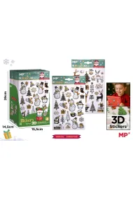 Mp Main Paper Naklejki �wi�teczne 3D 1szt.mix