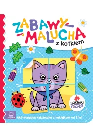 Zabawy malucha z kotkiem. Aktywizuj�ca ksi��eczka z naklejkami od 2 lat