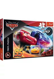 Puzzle maxi 24 el. Niech wygra najlepszy. Cars Trefl