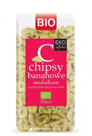 Eko Alfabet Chipsy bananowe niesodzone 150 g Bio