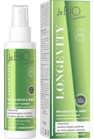 beBIO Ewa Chodakowska Longevity Naturalna wzmacniajca wcierka do skry gowy i wosw 100 ml