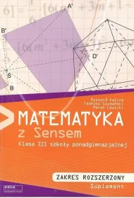 Matematyka z sensem. Klasa 3 szko�y ponadgimnazjalnej. Suplement. Zakres rozszerzony