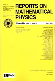 Reports on Mathematical Physics 91/2 2023