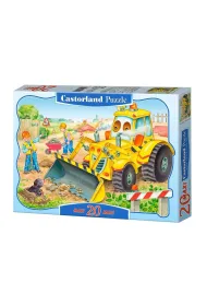 Puzzle 20 el. Spychacz w akcji Castorland